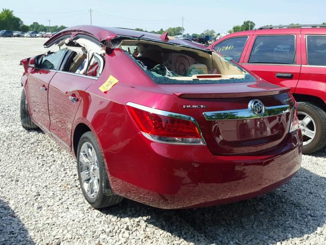 1G4GC5ED8BF323481 - 2011 BUICK LACROSSE C MAROON photo 3