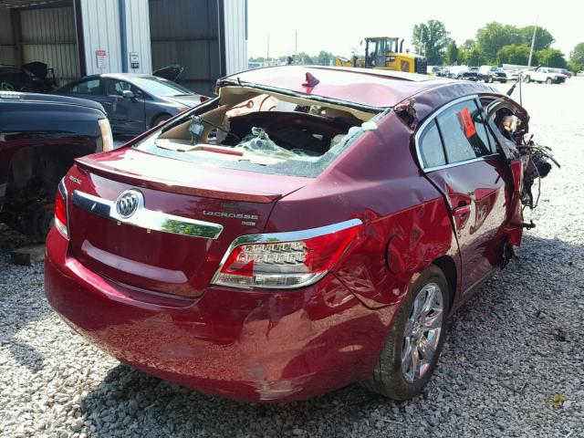 1G4GC5ED8BF323481 - 2011 BUICK LACROSSE C MAROON photo 4