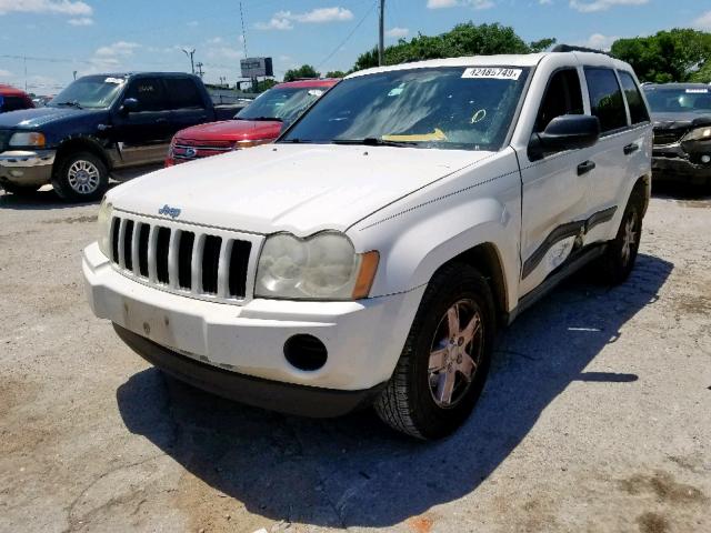 1J4GR48K55C658902 - 2005 JEEP GRAND CHER WHITE photo 2