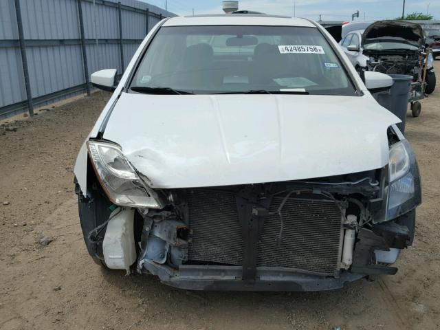 3N1AB6AP6CL766404 - 2012 NISSAN SENTRA 2.0 WHITE photo 7