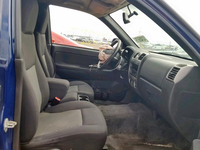 1GCJTCDE1A8131380 - 2010 CHEVROLET COLORADO L BLUE photo 5