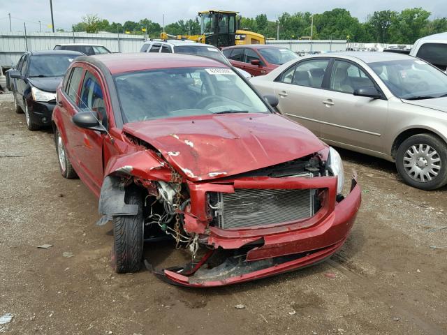 1B3HB28B07D240250 - 2007 DODGE CALIBER RED photo 1