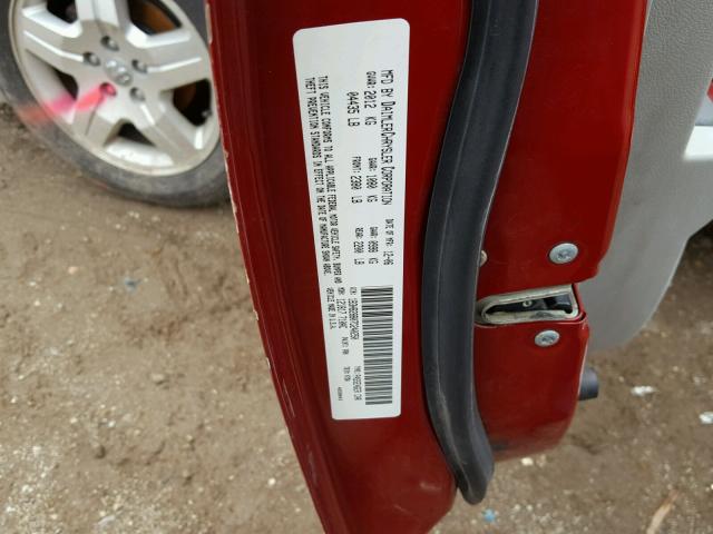 1B3HB28B07D240250 - 2007 DODGE CALIBER RED photo 10