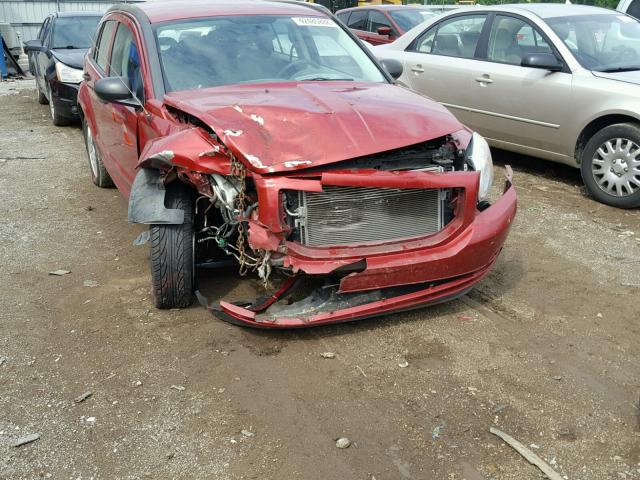 1B3HB28B07D240250 - 2007 DODGE CALIBER RED photo 9