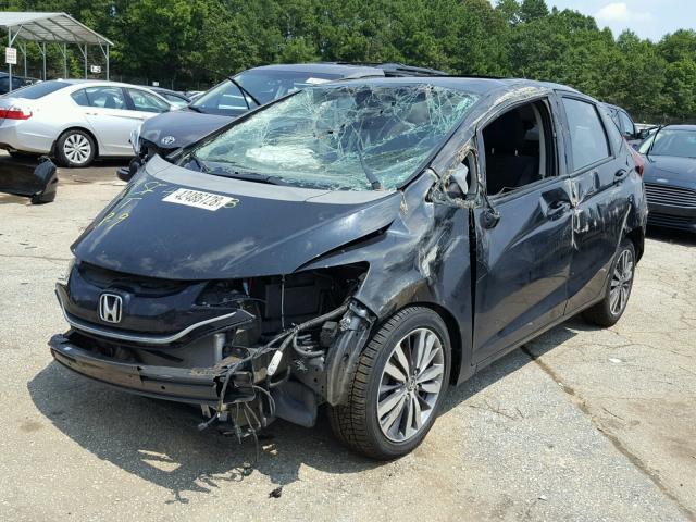 3HGGK5H89FM703104 - 2015 HONDA FIT EX BLACK photo 2