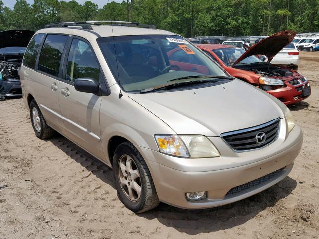 JM3LW28Y010177058 - 2001 MAZDA MPV WAGON BEIGE photo 1