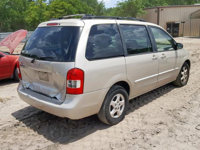 JM3LW28Y010177058 - 2001 MAZDA MPV WAGON BEIGE photo 4