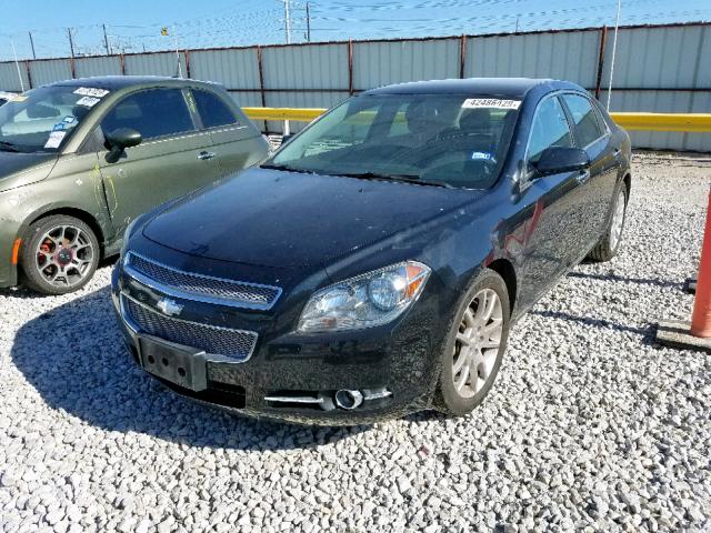 1G1ZE5E71BF355392 - 2011 CHEVROLET MALIBU LTZ შავი ფოტო 2