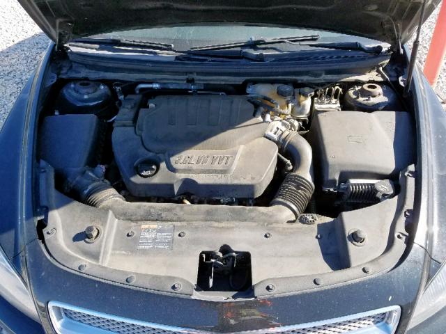 1G1ZE5E71BF355392 - 2011 CHEVROLET MALIBU LTZ შავი ფოტო 7