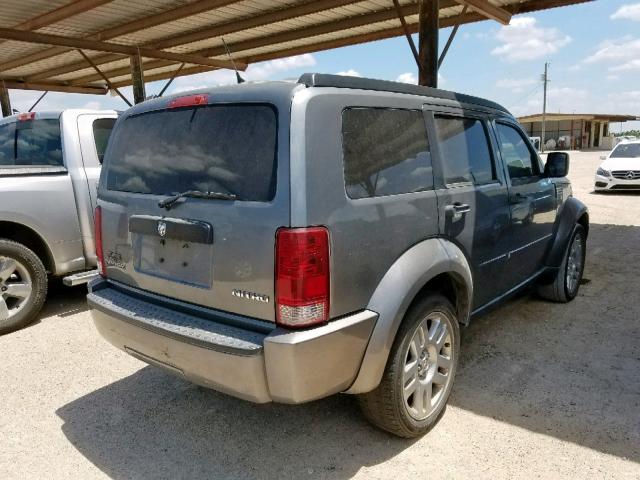 1D4PT4GK1BW602493 - 2011 DODGE NITRO HEAT GRAY photo 4