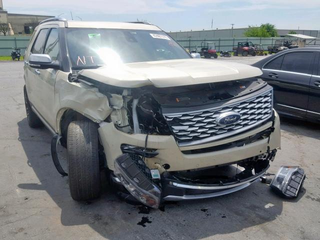 1FM5K8HT2JGB07889 - 2018 FORD EXPLORER P TAN photo 1