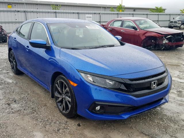 2HGFC2F86KH513537 - 2019 HONDA CIVIC SPOR BLUE photo 1