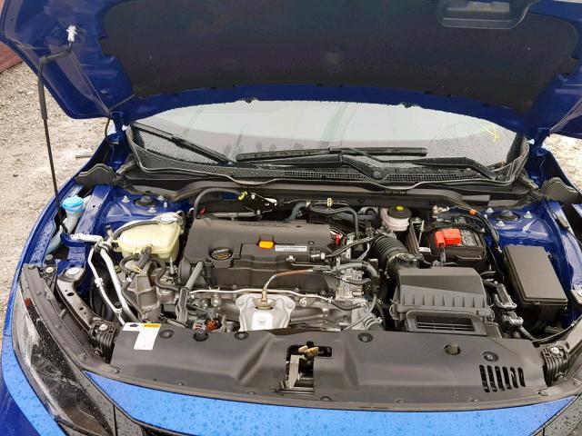 2HGFC2F86KH513537 - 2019 HONDA CIVIC SPOR BLUE photo 7