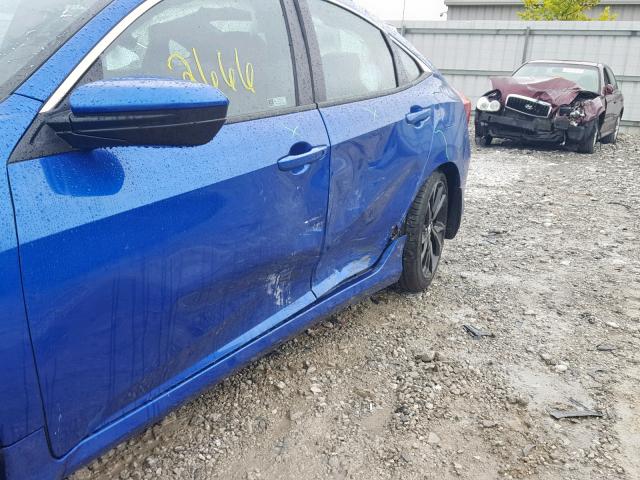 2HGFC2F86KH513537 - 2019 HONDA CIVIC SPOR BLUE photo 9