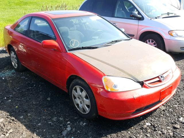 1HGEM21902L064013 - 2002 HONDA CIVIC EX RED photo 1