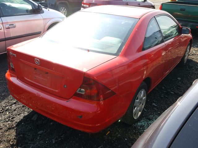 1HGEM21902L064013 - 2002 HONDA CIVIC EX RED photo 4