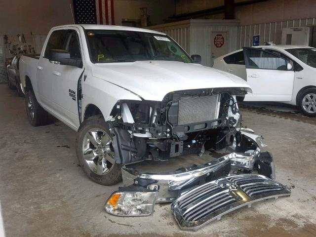 1C6RR7LT5KS559053 - 2019 RAM 1500 CLASS WHITE photo 1