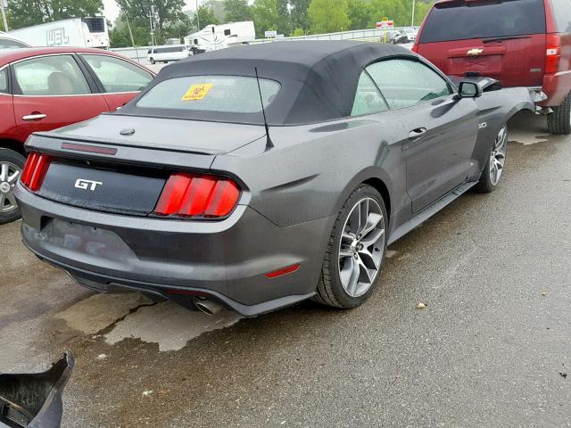 1FATP8FF2F5390510 - 2015 FORD MUSTANG GT GRAY photo 4