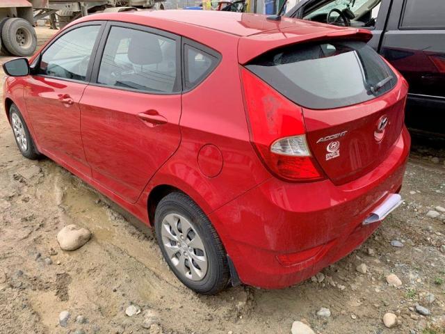 KMHCT5AE3GU261889 - 2016 HYUNDAI ACCENT SE RED photo 3