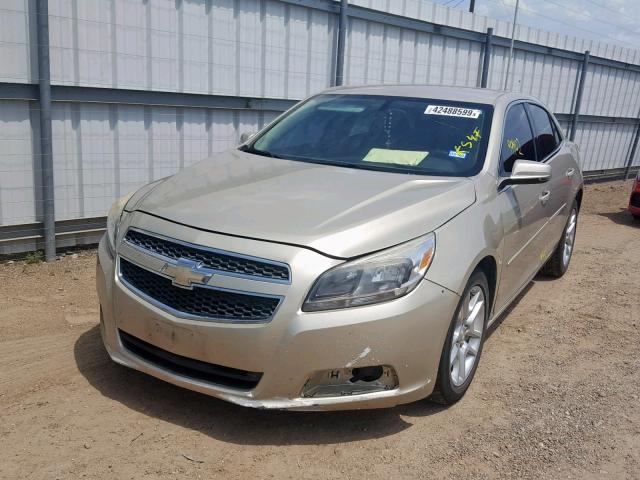 1G11C5SL9EF198218 - 2014 CHEVROLET MALIBU 1LT GOLD photo 2