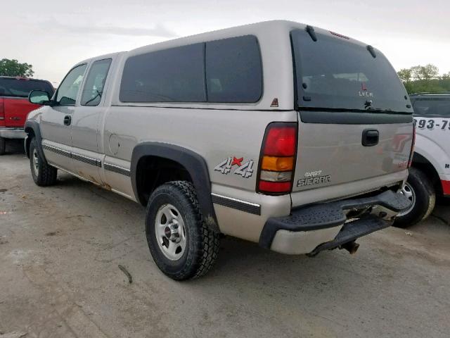 2GTEK19T141328833 - 2004 GMC NEW SIERRA GRAY photo 3