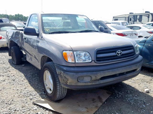 5TBJN32161S206914 - 2001 TOYOTA TUNDRA GRAY photo 1