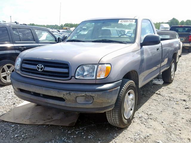 5TBJN32161S206914 - 2001 TOYOTA TUNDRA GRAY photo 2