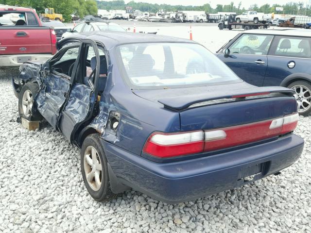 1NXBB02E6TZ389831 - 1996 TOYOTA COROLLA DX BLUE photo 3