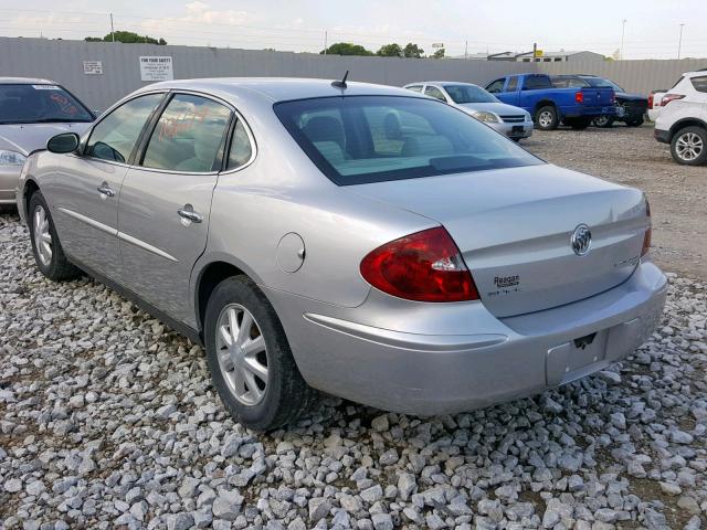 2G4WC582X61252772 - 2006 BUICK LACROSSE C SILVER photo 3