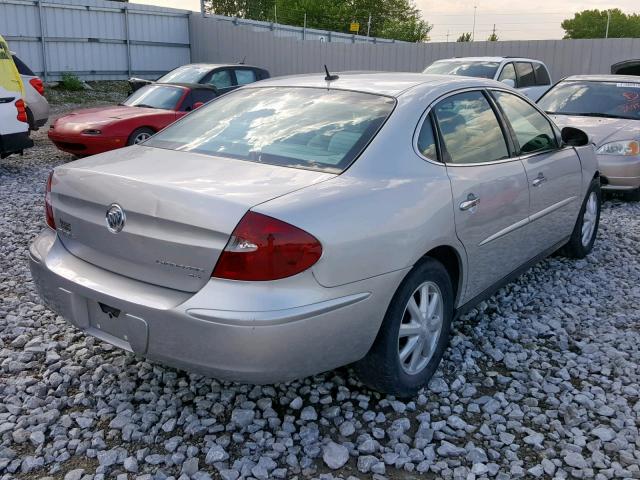 2G4WC582X61252772 - 2006 BUICK LACROSSE C SILVER photo 4