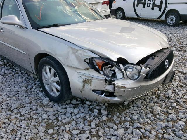 2G4WC582X61252772 - 2006 BUICK LACROSSE C SILVER photo 9