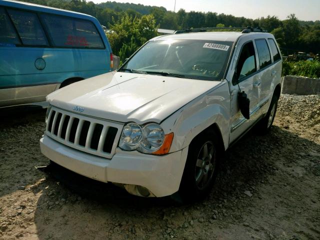 1J4PS4GK5AC145259 - 2010 JEEP GRAND CHER WHITE photo 2