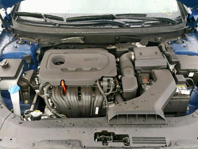 5NPE34AF3JH608834 - 2018 HYUNDAI SONATA SPO BLUE photo 7