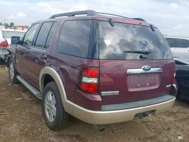 1FMEU748X8UA14443 - 2008 FORD EXPLORER E PURPLE photo 3