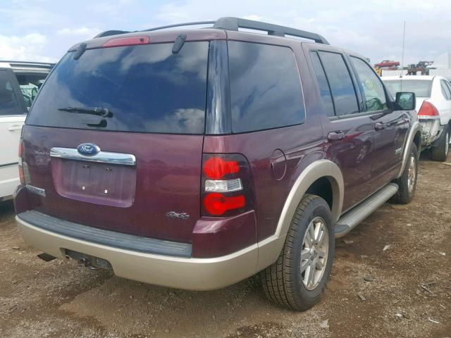 1FMEU748X8UA14443 - 2008 FORD EXPLORER E PURPLE photo 4