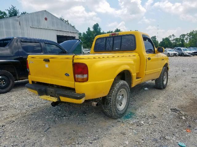 1FTCR11U8SPA77123 - 1995 FORD RANGER YELLOW photo 4