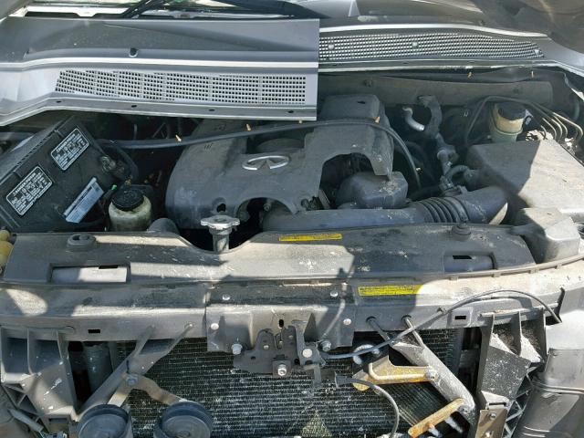 5N3AA08A96N808215 - 2006 INFINITI QX56 SILVER photo 7