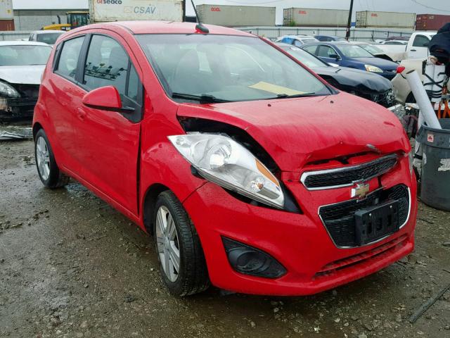 KL8CB6S91EC586163 - 2014 CHEVROLET SPARK LS RED photo 1