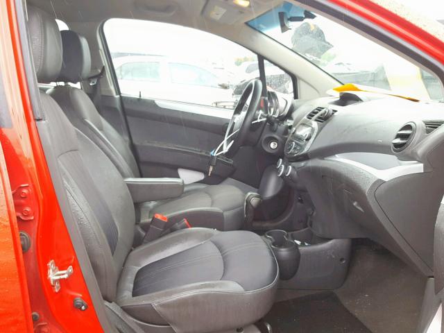 KL8CB6S91EC586163 - 2014 CHEVROLET SPARK LS RED photo 5