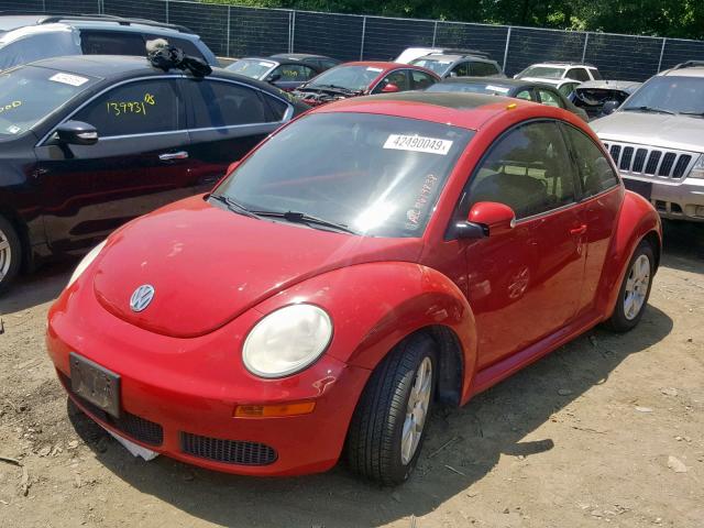 3VWRW31C27M513870 - 2007 VOLKSWAGEN NEW BEETLE წითელი ფოტო 2