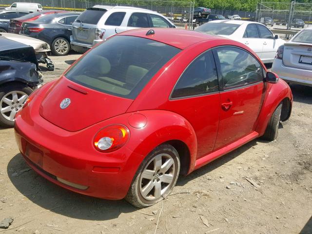 3VWRW31C27M513870 - 2007 VOLKSWAGEN NEW BEETLE წითელი ფოტო 4