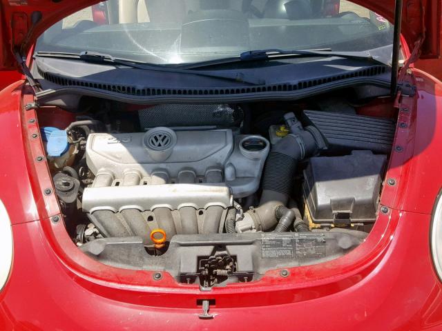 3VWRW31C27M513870 - 2007 VOLKSWAGEN NEW BEETLE წითელი ფოტო 7