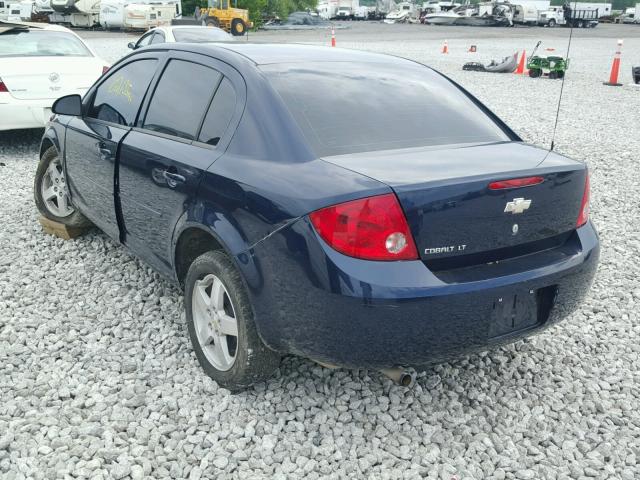 1G1AF5F54A7111476 - 2010 CHEVROLET COBALT 2LT BLUE photo 3