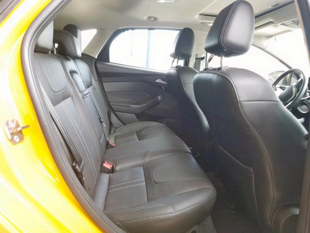 1FAHP3N28CL346137 - 2012 FORD FOCUS TITA YELLOW photo 6