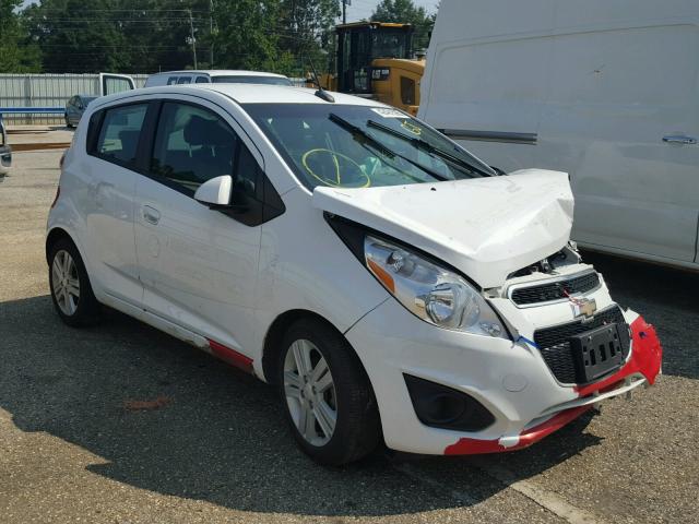 KL8CB6S97EC539221 - 2014 CHEVROLET SPARK LS WHITE photo 1