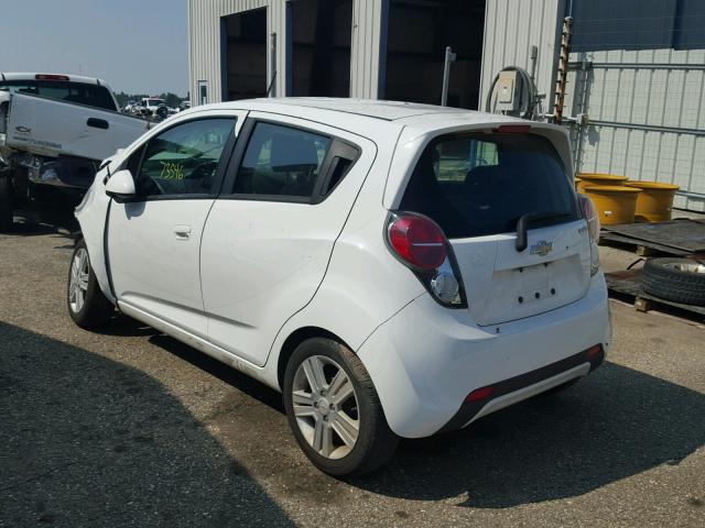 KL8CB6S97EC539221 - 2014 CHEVROLET SPARK LS WHITE photo 3