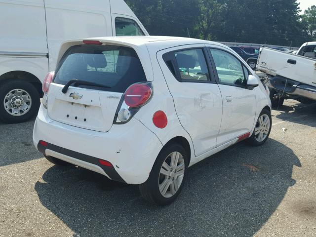 KL8CB6S97EC539221 - 2014 CHEVROLET SPARK LS WHITE photo 4