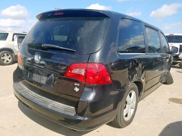 2V8HW34159R582562 - 2009 VOLKSWAGEN ROUTAN SE BLACK photo 4