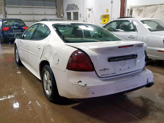 2G2WP552561101100 - 2006 PONTIAC GRAND PRIX WHITE photo 3