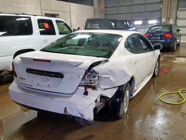 2G2WP552561101100 - 2006 PONTIAC GRAND PRIX WHITE photo 4